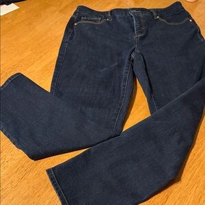 Chico's Navy Straight Leg Jeans